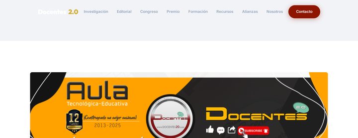 Portada del Aula Virtual sobre Moodle