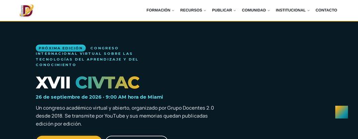 Portada del congreso CIVTAC